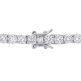 9 1/2 CT DEW Created Moissanite Tennis Bracelet in Sterling Silver