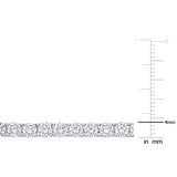 9 1/2 CT DEW Created Moissanite Tennis Bracelet in Sterling Silver