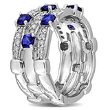 3-Row Semi-Eternity Ring (1 CT. TGW. & 1/3 CT. TW.)