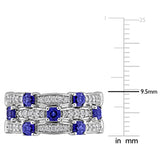 3-Row Semi-Eternity Ring (1 CT. TGW. & 1/3 CT. TW.)