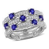 3-Row Semi-Eternity Ring (1 CT. TGW. & 1/3 CT. TW.)