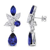 Cluster Drop Earrings (3 3/4 CT. TGW. & 1 CT. TW.)