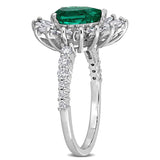 Flower Ring (1 CT. TGW. & 1 1/5 CT. TW.)