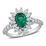 Flower Ring (1 CT. TGW. & 1 1/5 CT. TW.)