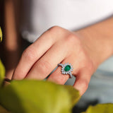 Flower Ring (1 CT. TGW. & 1 1/5 CT. TW.)