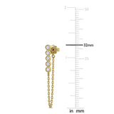 Drop Chain Earrings (1/3 CT. TW.)