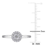 Halo Engagement Ring (1/5 CT. TW.)