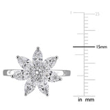 Flower Ring (1 1/2 CT. TW.)