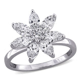 Flower Ring (1 1/2 CT. TW.)