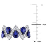 Zigzag Statement Ring (3 1/2 CT. TGW. & 7/8 CT. TW.)