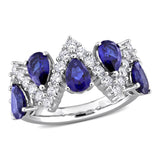 Zigzag Statement Ring (3 1/2 CT. TGW. & 7/8 CT. TW.)