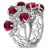 Multi-Row Wide Band (4 CT. TGW. &1 1/3 CT. TW.)