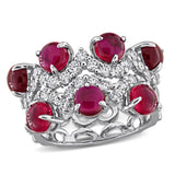 Multi-Row Wide Band (4 CT. TGW. &1 1/3 CT. TW.)