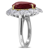 Halo Cocktail Ring (11 CT. TGW. & 3 4/5 CT. TW.)