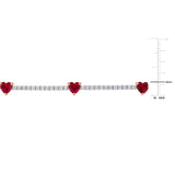 Tennis Station Bracelet (3 CT. TGW. & 1 5/8 CT. TW.)