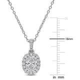 Halo Pendant (1 CT. TW.)