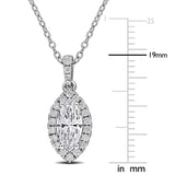 Halo Pendant (1 CT. TW.)