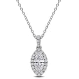 Halo Pendant (1 CT. TW.)