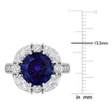 Halo Cocktail Ring (4 3/4 CT. TGW. & 2 CT. TW.)