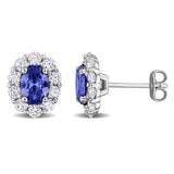 Halo Stud Earrings (1 7/8 CT. TGW. & 1 1/5 CT. TW.)