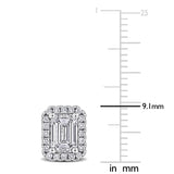 Halo Stud Earrings (2 CT. TW.)
