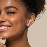 Halo Stud Earrings (2 CT. TW.)