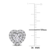 Halo Stud Earrings (1 3/8 CT. TW.)