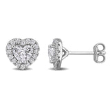Halo Stud Earrings (1 3/8 CT. TW.)