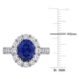Halo Cocktail Ring (2 1/5 CT. TGW. & 1 1/4 CT. TW.)