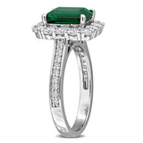 Halo Cocktail Ring (2 1/3 CT. TGW. & 1 1/6 CT. TW.)