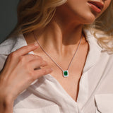 Halo Necklace (3 1/4 CT. TGW. & 1 7/8 CT. TW.)