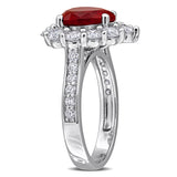 Halo Cocktail Ring (3 CT. TGW. & 1 5/8 CT. TW.)