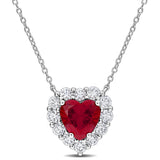 Halo Necklace (3 CT. TGW. & 1 1/3 CT. TW.)