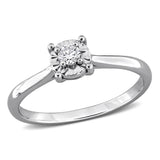 Solitaire Engagement Ring (1/10 CT. TW.)