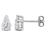 Two-Stone Stud Earrings (1 CT. TW.)