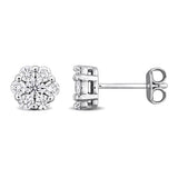 Halo Stud Earrings (1 CT. TW.)