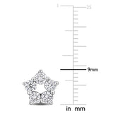 Open Star Stud Earrings (1 1/10 CT. TW.)