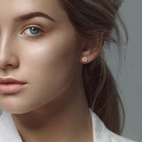 Open Star Stud Earrings (1 1/10 CT. TW.)