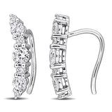 Climber Earrings (1 CT. TW.)