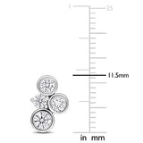 Cluster Stud Earrings (1 CT. TW.)