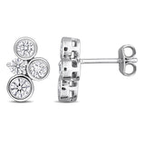 Cluster Stud Earrings (1 CT. TW.)