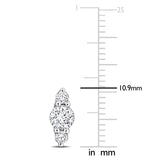 Three-Stone Stud Earrings (1 CT. TW.)