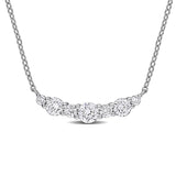 Curved Bar Necklace (1 CT. TW.)