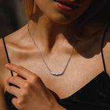 Curved Bar Necklace (1 CT. TW.)