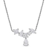 Multi-Shaped Drop Necklace (1 1/3 CT. TW.)