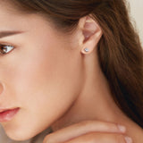 Floral Stud Earrings (1/3 CT. TW.)