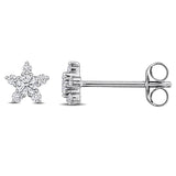 Star Stud Earrings (1/4 CT. TW.)