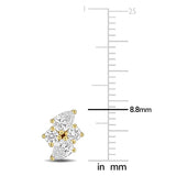 Cluster Stud Earrings (3/4 CT. TW.)