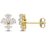 Floral Stud Earrings (1 CT. TW.)