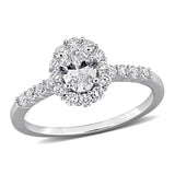 Halo Engagement Ring (1 CT. TW.)